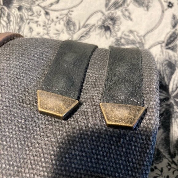 KENNETH COLE Reaction Sz 9 Fabric Leather 3.5” Stacked Heel Ankle  Booties - Picture 13 of 13